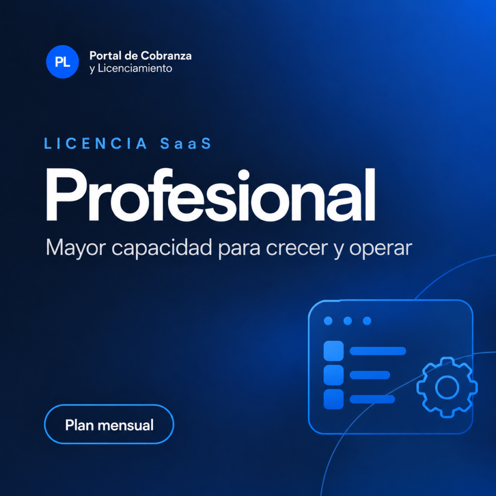 Licencia SaaS Plan Profesional